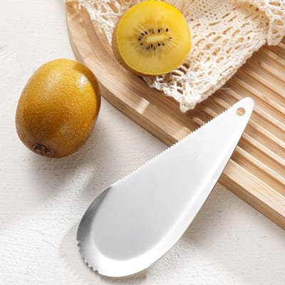 Couteau à fruits en acier inoxydable Avocat Éplucheur multifonctionnel Cuillère à kiwi Cuillère à découper la chair de mangue