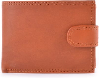 Giuliano lederen herenportemonnee - Camel - Made in Italy
