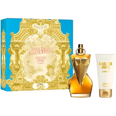 Set Jean Paul Gaultier: Divine Le Parfum Intense, Eau De Parfum, Voor Vrouwen, 100 ml + Divine Le Parfum Intense, Dagelijks, Bodylotion, Lichaam, 75 ml