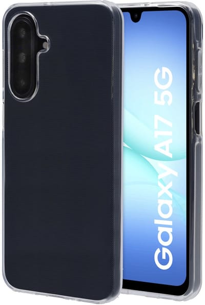 Mobiparts hoesje geschikt voor Samsung Galaxy A17 - Zacht TPU - Schokabsorberend TPU - Grip Coating - Transparant