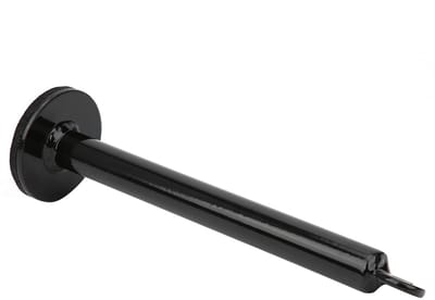 Allecto - Roestvrijstalen laadpen - Ondersteunend frame voor halters - Fitnessaccessoire met gewichtsplateau - 20 x 220 mm - Geschikt voor krachttr...