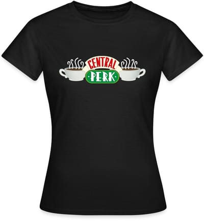 Friends Central Perk Logo T-Shirt Dames