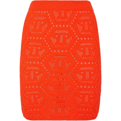 Gebreide Korte Rok Monogram