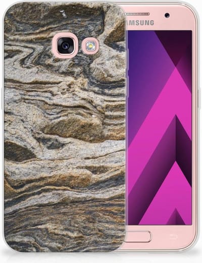 Samsung Galaxy A3 2017 TPU Siliconen Hoesje Steen
