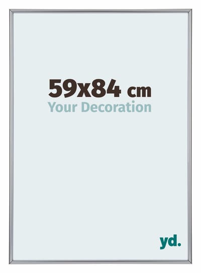 Your Decoration - Puzzellijst 59x84 cm - Zilver Hoogglans - Puzzellijst 1500-2000 stukjes - Kunststof Fotolijst - Annecy