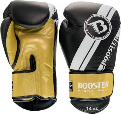 Booster Pro Range Bokshandschoenen BGL V3 Zwart Wit Goud