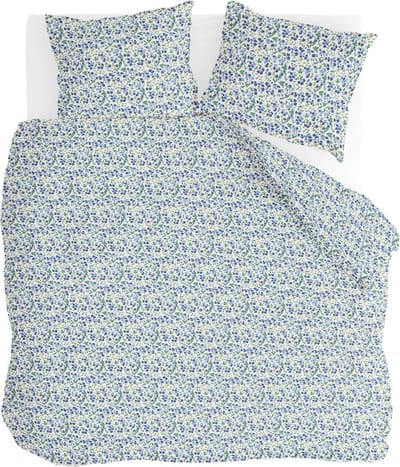 Walra Dekbedovertrek Remade Flower Fairytale - 240x220 - 100% katoen - Blauw