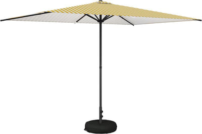 vidaXL - Tuinparasol - met - voet - 200 - x - 300 - cm - Polyester - Rechthoekig