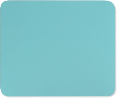 Kleine Turquoise Blauw Muismat 24 x 20 cm voor Gaming en Kantoorgebruik, Antislip en Comfortabel