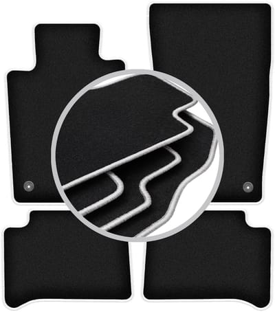 CARLUX-SILVER automatten voor: Mercedes CLS C219 sedan (2004-2010)