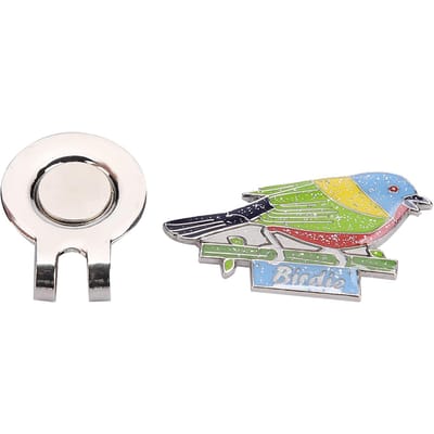 Duurzame Roestvrijstalen Golf Hoed Cap Clip met Magnetische Bal Marker Accessoire Vogel