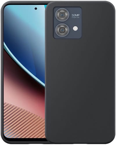 Geschikt voor Motorola Moto G Stylus 5G 2023 Telefoonhoesje Flexibel Siliconen TPU hoesje - Flexible Back Cover Case Siliconen TPU - Zwart - Smartphonica geschikt voor Motorola Moto G Stylus 2023