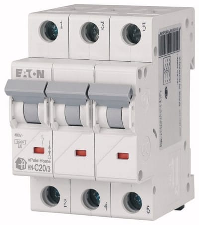 Eaton HN-C20 Serie - Stroomonderbreker - 3 Bogen - 20A - IP20