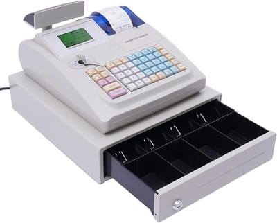 Elektronische Kassaregister - Kassa Systeem - Winkel Beheer - Waterproof Toetsenbord - 48 Toetsen - Wit