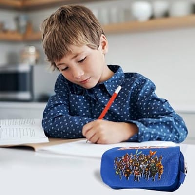 Ruim Pennenetui voor School met Videospelletjes en Cartoons voor Kinderen