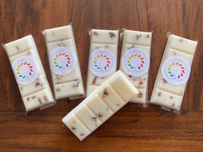 Waxmelts JASMINE / JASMIJN waxmelt bloemen geur - Linden - handgemaakt - 100% sojawax - aromatic - voor geurbrander - huisparfum