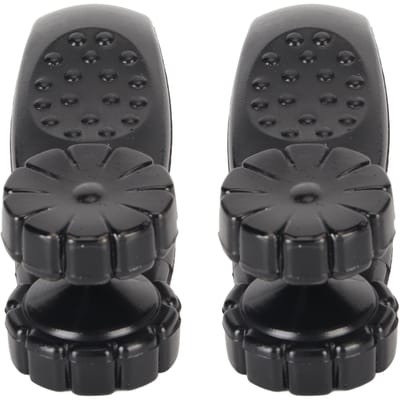 2 Pièces Pince Gueule de Tigre Petite Facile à Utiliser Soulagement de la Douleur et du Stress Plastique Pince Point d'Acupression LI4 noir