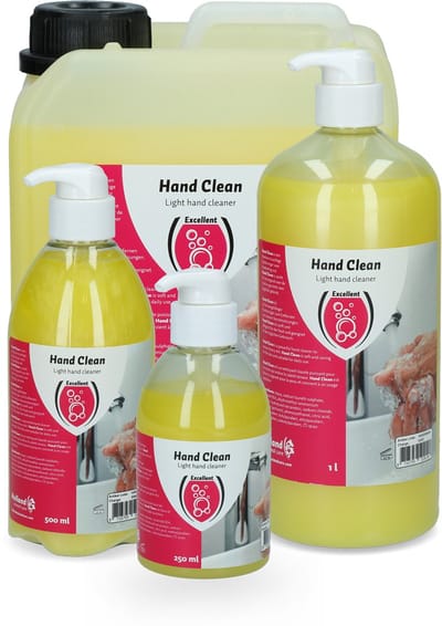 Excellent Handclean - handzeep - 1L - Zeeppomp - zeepdispenser - luxe handreiniger - huidverzorging - citrus