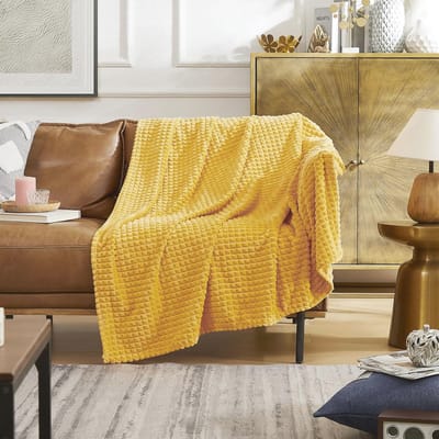Zachte flanellen fleece plaid voor warme en gezellige momenten - 127 x 152 cm