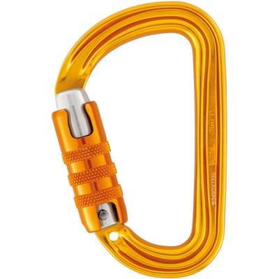 PETZL Sm'D TRIACT-LOCK Yellow – Ultralichte asymmetrische karabiner 23 KN
