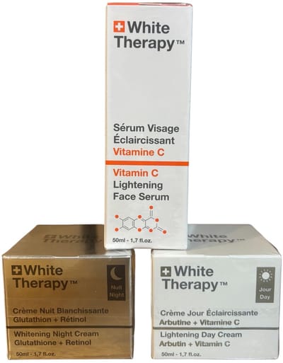 White Therapy Vitamine C Promo Pack – Dagcrème, Nachtcrème & Vitamin C Lightening Face Serum, 50ml