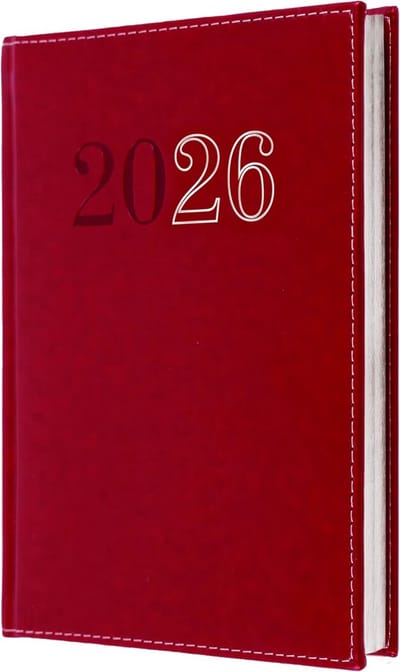 Jaarplanner 2026 A5 Dag tot Pagina - Overzichtelijke Agenda met Afsprakenplanner en Weekindeling