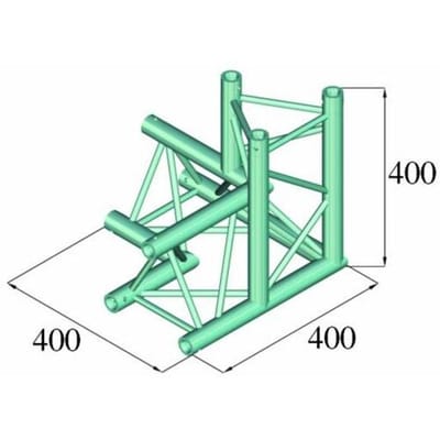 Alutruss DECOLOCK DQ3-PAL34 Driehoek truss 3-voudige hoek 90 °