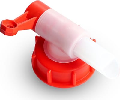 Excellent Kraan voor jerrycan 5 en 10 / DIN51 - Kraantje - Aftapkraan - Jerrycan dop met kraantje - 5 tot 10 Liter - Rood