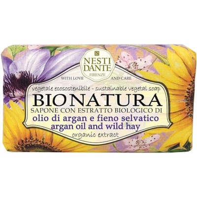 Nesti Dante Firenze Bio Natura Arganolie & Wilde Hooi Zeep Schoonmaken Unisex 250 g