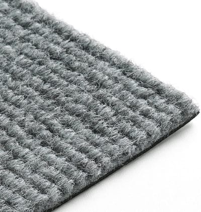 Zelfklevende grijze tapijttegels voor woonkamer en kantoor | Wasbare PVC vloerbedekking | Lichtgrijs traptapijt 30x30cm, 5 stuks