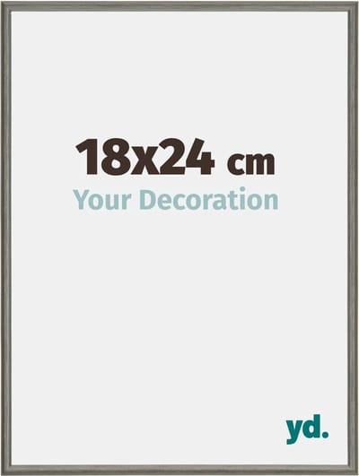 Your Decoration - Fotolijst 18x24 cm - Aluminium - Mercury Structuur - New York
