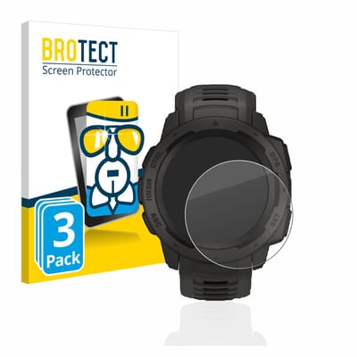 Screenprotector 3 Stuks voor Garmin Instinct / Instinct Tactical Edition Beschermglas transparant