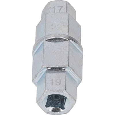 Zeskant Asgereedschap voor Motorfiets Specifieke Voorwiel As Verwijderingssleutel 17 19 22 24mm Zilver zilver