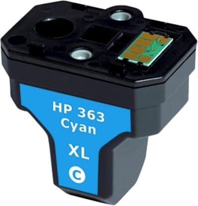 Huismerk geschikt voor HP 363XL Inktcartridge Cyaan - Geschikt voor Photosmart 3210 - 3310 - C5180 - C6180 - C6280 - C7280 - C8180 - D7160 - D7463 - C8771EE