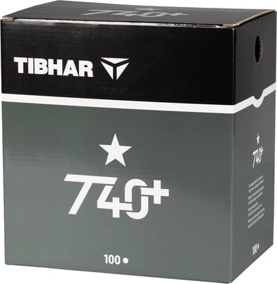 Tibhar Tafeltennisballen T40 Training box van 100 - 1* - Wit - Ping Pong Ballen