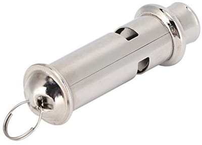 Dailygoods - Duivenfluit - Trainingsfluitje voor Duiven - Draagbaar en Anticorrosie - Zilver - Ideaal voor Jonge Duiven - Geschikt voor Postduiven