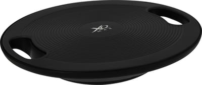 XQMax - Balance Board – Balansbord - Met Anti-Slip Patroon en 2 Handvatten – Zwart