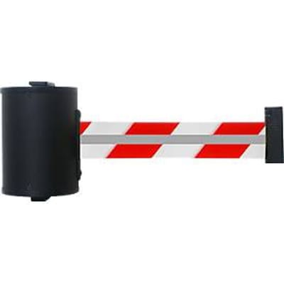Gordel RS-GUIDESYSTEMS GLW700, wandmontage, incl. reflecterende strips, L 7000 mm, behuizing B 105 x D 113 x H 175 mm, rood/wit