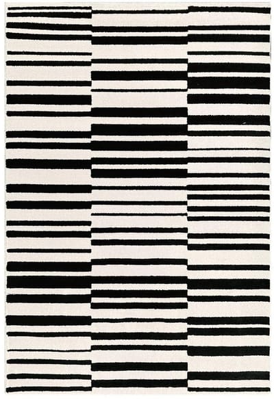 AFK Living - Design tapijt tweekleurig grafisch INTERVAL
