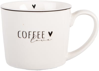 Clayre & Eef Mok 275 ml Wit Porselein Hart