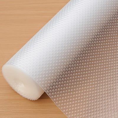 Schuifladenmat - 2 Stuks - Plankvoeringen - Ladematten - EVA - Keukenlade Beschermer - Antislipmat - Waterdicht - voor Bureau Keukenlade en Kasten - 45 x 300cm - Transparant