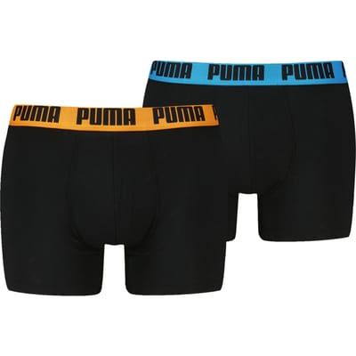 Heren Boxershort 2-pak - Everyday - Katoenen heren onderbroeken - Zwart Combi / S