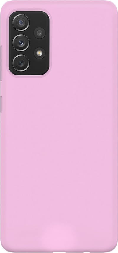 Ceezs Pantone siliconen hoesje geschikt voor Samsung Galaxy A72 - silicone Back cover in een unieke pantone kleur - roze