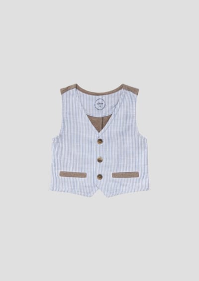Feestgilet in mix van materialen voor baby's s.Oliver