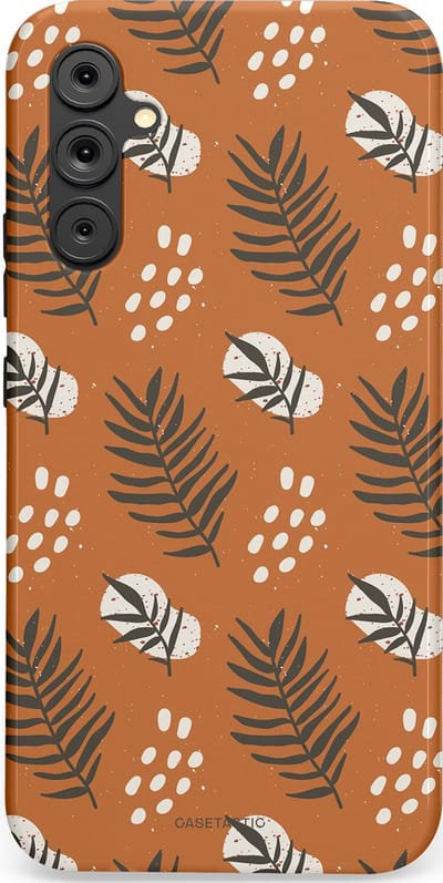 Casetastic Hoesje Geschikt voor Samsung A34 (5G) - Stijlvolle Beschermende Duo-layer Case - Rustiek ritme