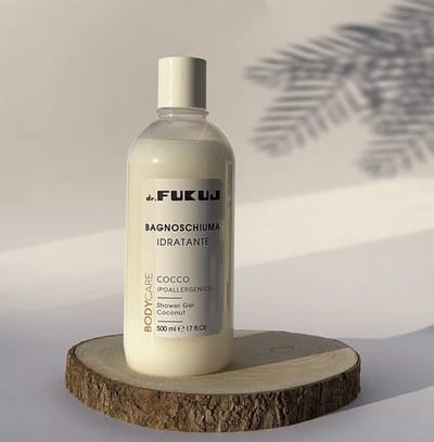 Dr. Fukuj Italiaanse douche gel en badschuim van KOKOS geur - verzacht de huid - heerlijk - natuurlijk - 500ml