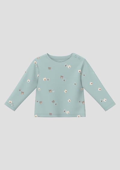 s.Oliver - others - Unisex shirt met lange mouwen en all-over print