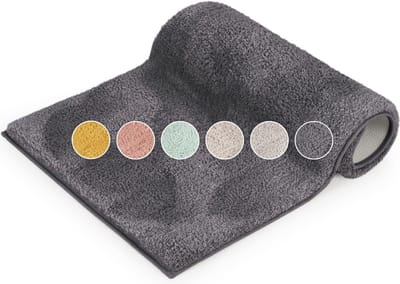 Super Zachte Badkamermat - anti-slip, modern - 1 stuk - 6 kleuren - 100% polyester - 50x80cm