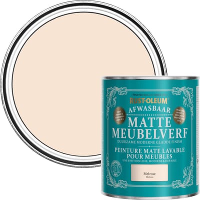 Rust-Oleum Lichtroze Afwasbaar Matte Meubelverf - Melrose 750ml