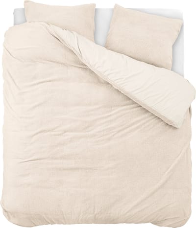 Sleeptime Teddy Dekbedovertrek - 240x200/220 + 2 kussenslopen 60x70 - Creme - Lits-Jumeaux